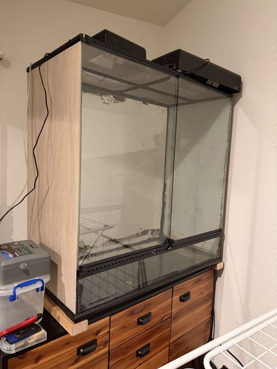 Exo terra Terrario: Exo Terra Terrarium 90x45x90 – Usato da Opfikon venduto da mbo_668s