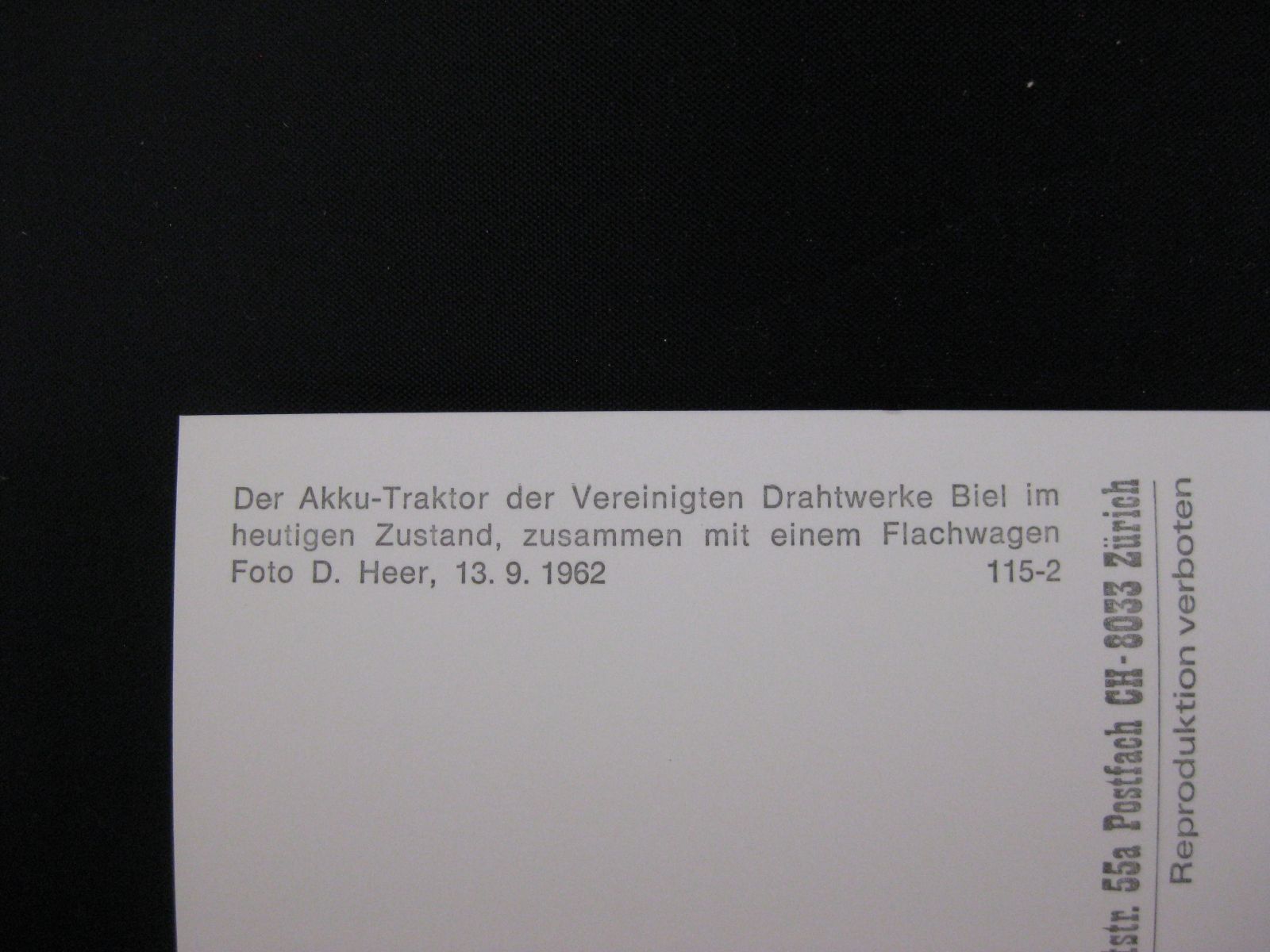 Cartoline postali: AK Biel vereinigte Drahtwerke – Nuovo (secondo la descrizione) da Malters venduto da Marosko 2