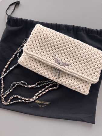 Zadig & Voltaire Umhängetasche in weiss