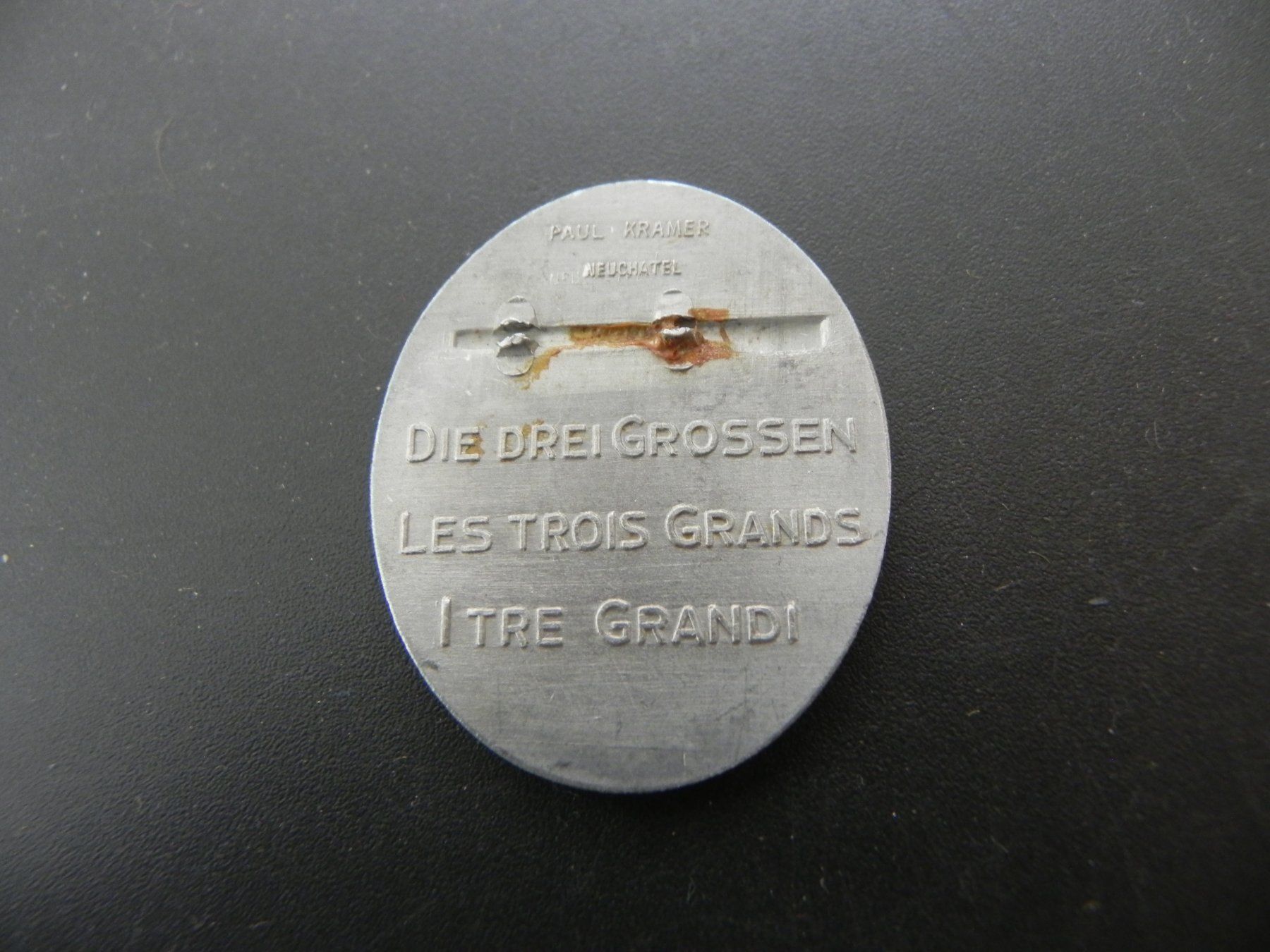 Broschen & Nadeln: Altes Abzeichen 2. Weltkrieg - The Big Three 1945 – Gebraucht aus Biel/Bienne von Gogolozi 1