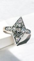 Antik 14k 580 Gold Ring mit Diamant Rosen