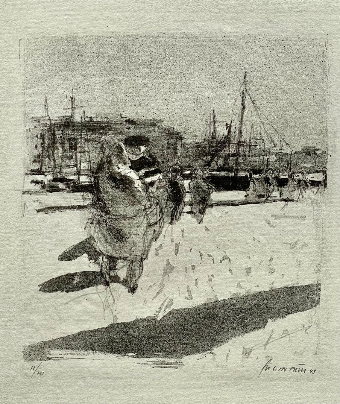 Grafica & Litografie: Eugen Früh LITHOGRAPHIE SIGNIERT NUMMERIERT – Usato da Gersau venduto da kunst-online 3