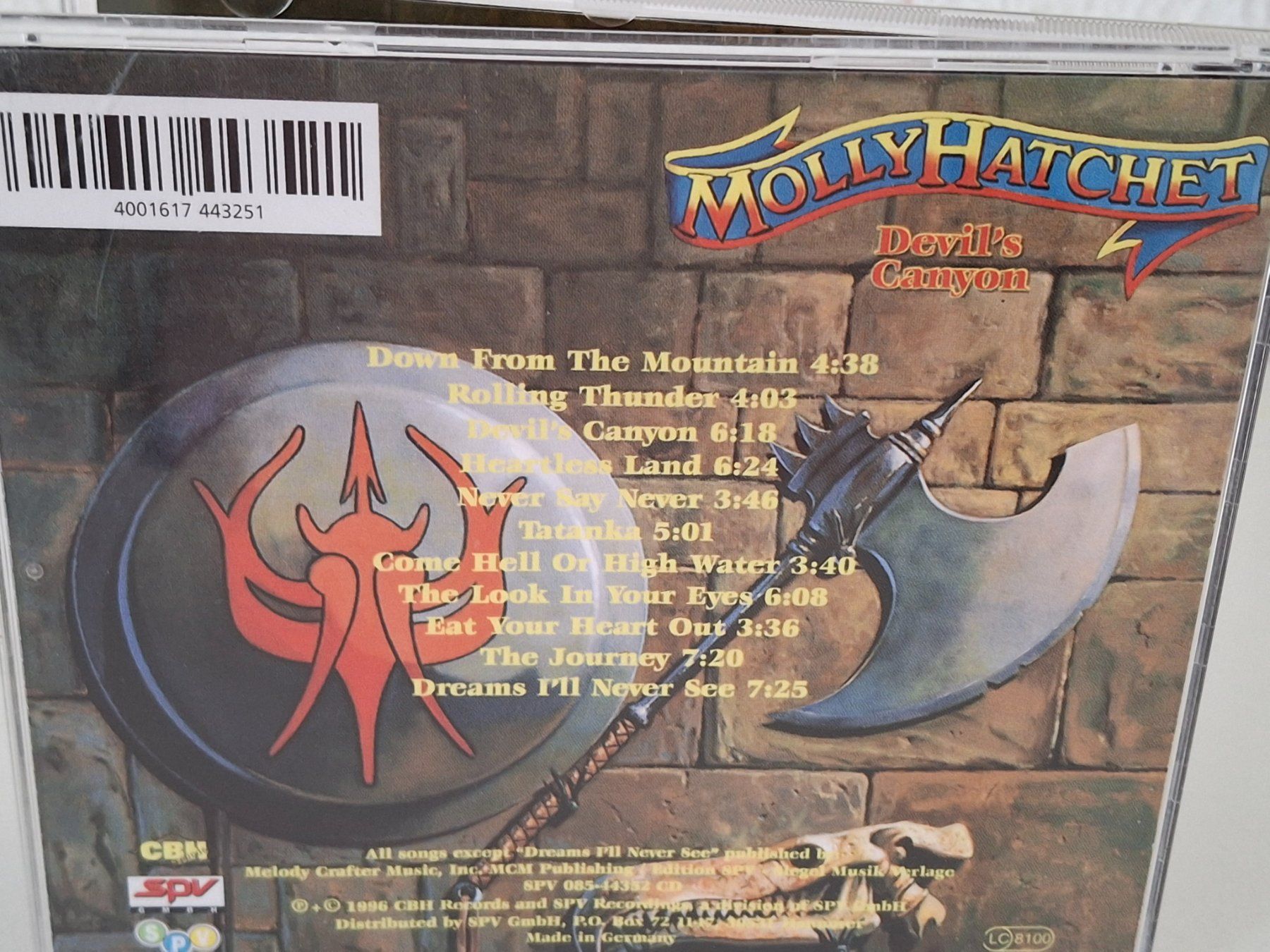 CD: CD Molly Hatchet - Devil's Canyon - Southern Rock – Usato da Aarberg venduto da Jackup1 1