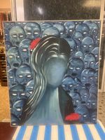 HUILE SUR TOILE SIGNÉE J.PRETRE ET DATÉE 78