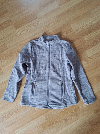 Fleecejacke C&A hellgrau Grösse S Damen top-Zustand
