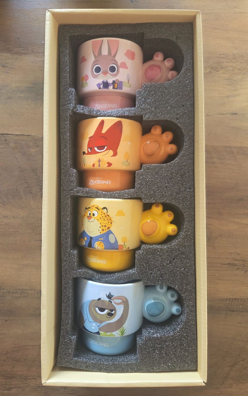 Disney Tassen: Disney Zootopia 4er Tassen Set mit OVP – Neu (gemäss Beschreibung) aus Basel von Russell.G 2