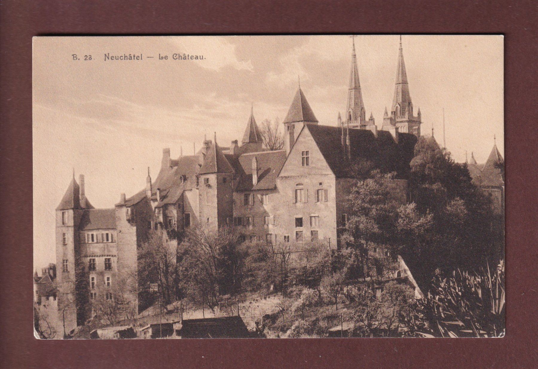 Cartes postales: NEUCHÂTEL - Le Château – D'occasion à Pully par nicecards