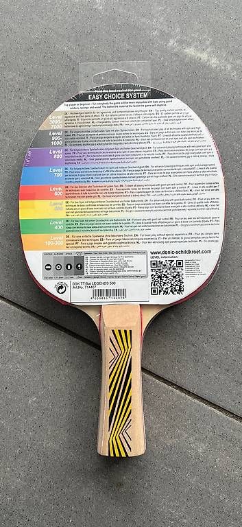 Tennis da tavolo: Donic Level 500 Tischtennisschläger – Usato da Thal venduto da maesi86 1