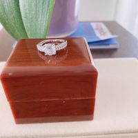 amor Silber Ring mit Stein