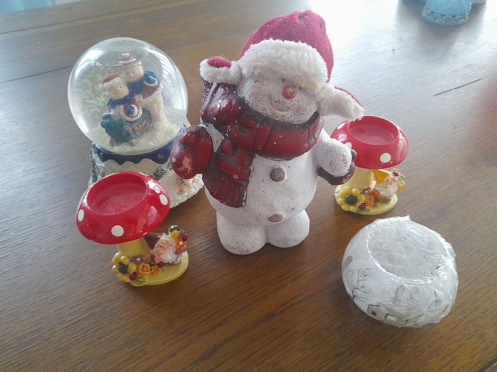 Weihnachtsdeko Schneekugel mit Musik... Kaufen auf Ricardo