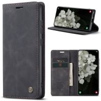 Galaxy S22 - étui à rabat portefeuile support noir