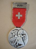 1966 Schützenfest Auszeichnung Medaille Kranz Feldschiessen
