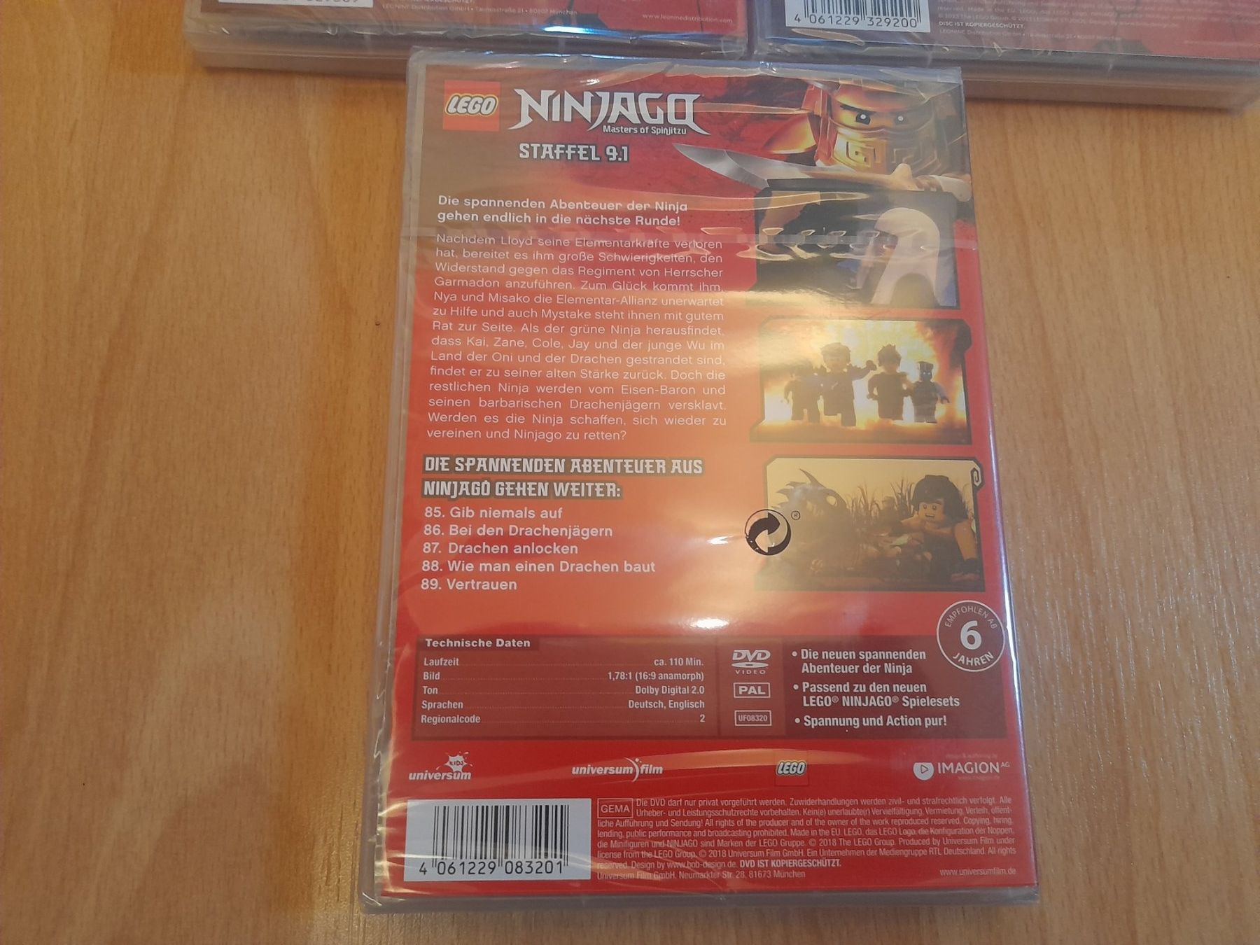 Tutti i DVDs: 3 Lego Ninjago DVD – Nuovo e nell'imballaggio originale da Lustmühle venduto da chevi03 6