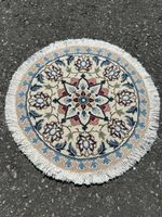 Rundteppich Blumenmuster neuwertig
