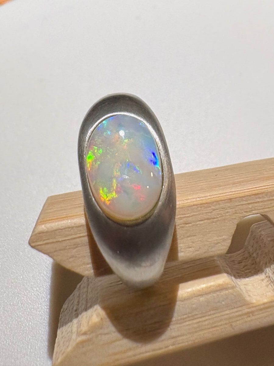 Ringe: Ring Australischer Crystal-Opal+Silber, variable Grösse – Neu (gemäss Beschreibung) aus Wilen b. Wil von Tschirio 3