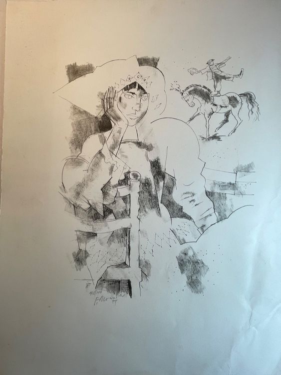 Lithographie von Paul MONNER  REF ARTA 16 II 2