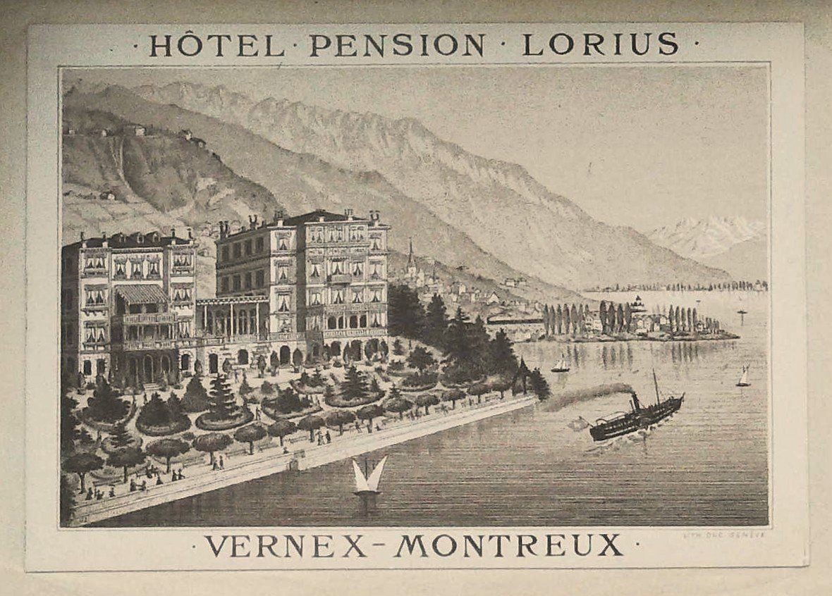 Libri: Montreux  Wanderbild  um 1885 – Usato da Rafz venduto da Helvet32 2