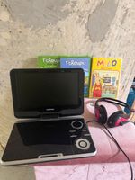 Lecteur DVD portable Lenco avec casque et 3 DVD enfants