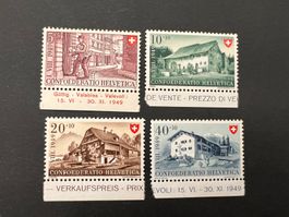 Serien 1949 mit Tab **  Pro Patria  (2381)