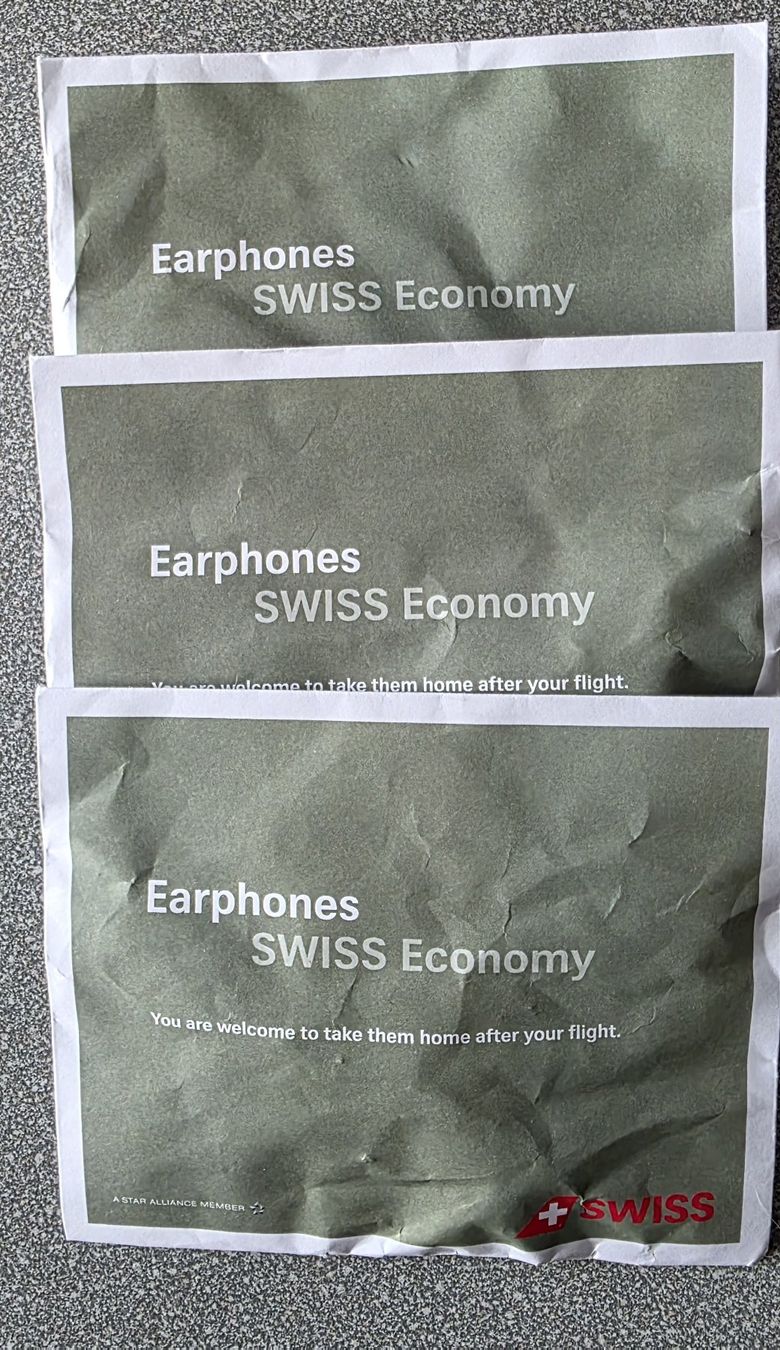 Casques audio: 3 Swiss Air Lines Kopfhörer – D'occasion à Oetwil am See par fineli2