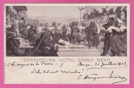 Bern gel 1902 Bärenstube Hotel Bären
