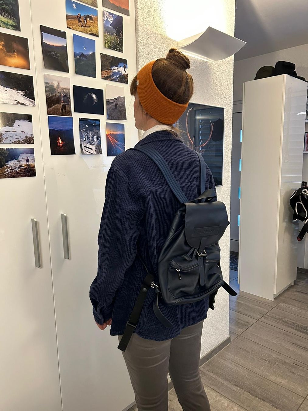 Longchamp Zaini: Longchamp Rucksack in dunkelblauem Leder – Nuovo (secondo la descrizione) da Trin venduto da kreadiva 6