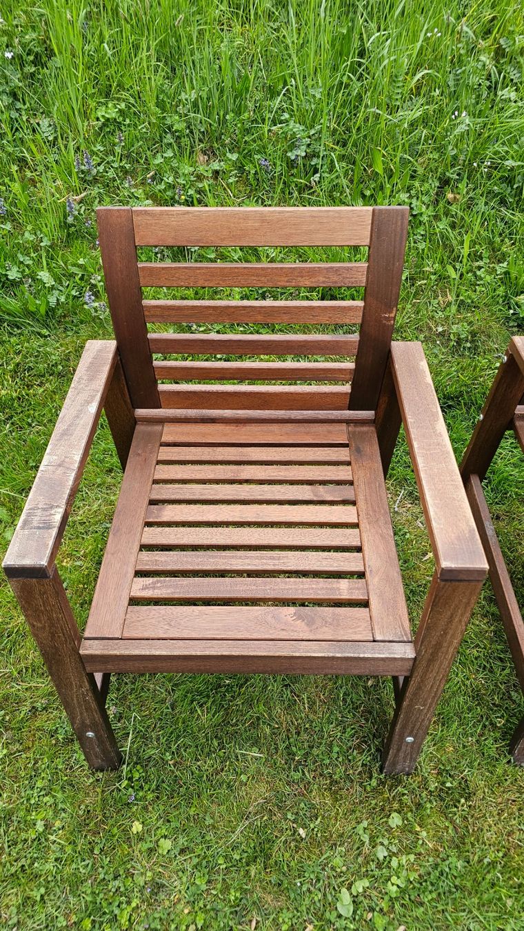 Ikea Sedie: IKEA ÄPPLARÖ Gartenstuhl Holz – Usato da Attiswil venduto da aniron13 2