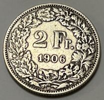 2 Franken - stehende Helvetia - 1906 B (Silber .835)
