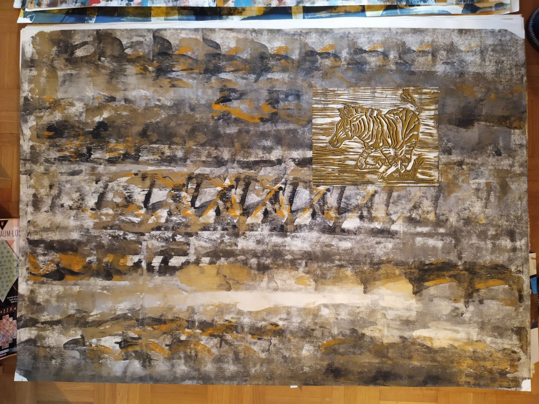 Dipinti: ART BRUT: | "HELLO AFRICA" | mit Linoldr – Nuovo (secondo la descrizione) da Aarau venduto da Unikumlis_ArtBrut 1