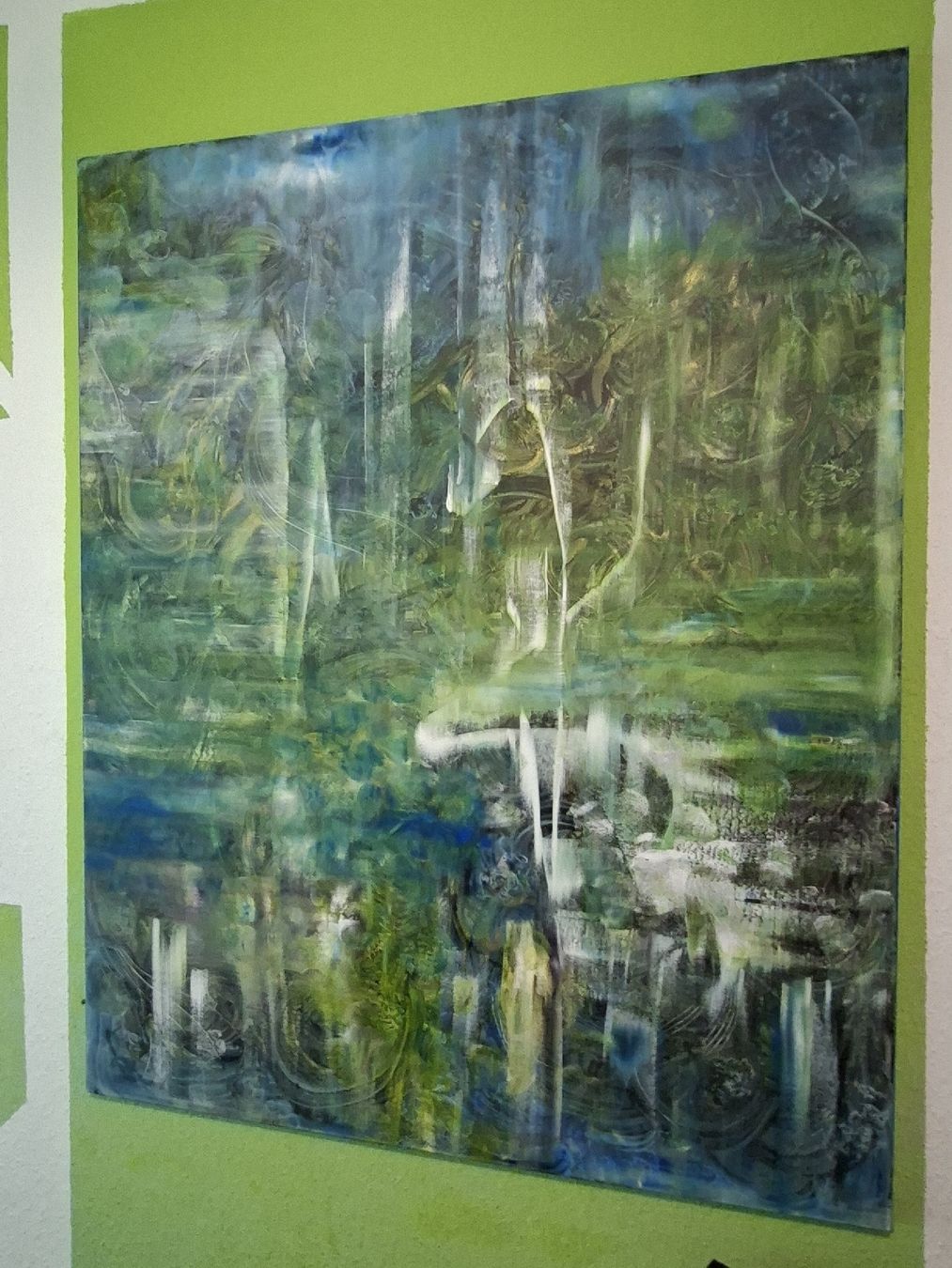Dipinti: Gemälde " Schwanensee " handmade 80×100 – Nuovo (secondo la descrizione) da Riehen venduto da Steinbock1970 3