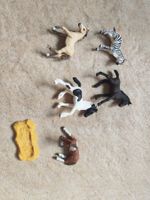 Schleich Tier Figuren mit Fohlen und Zebra
