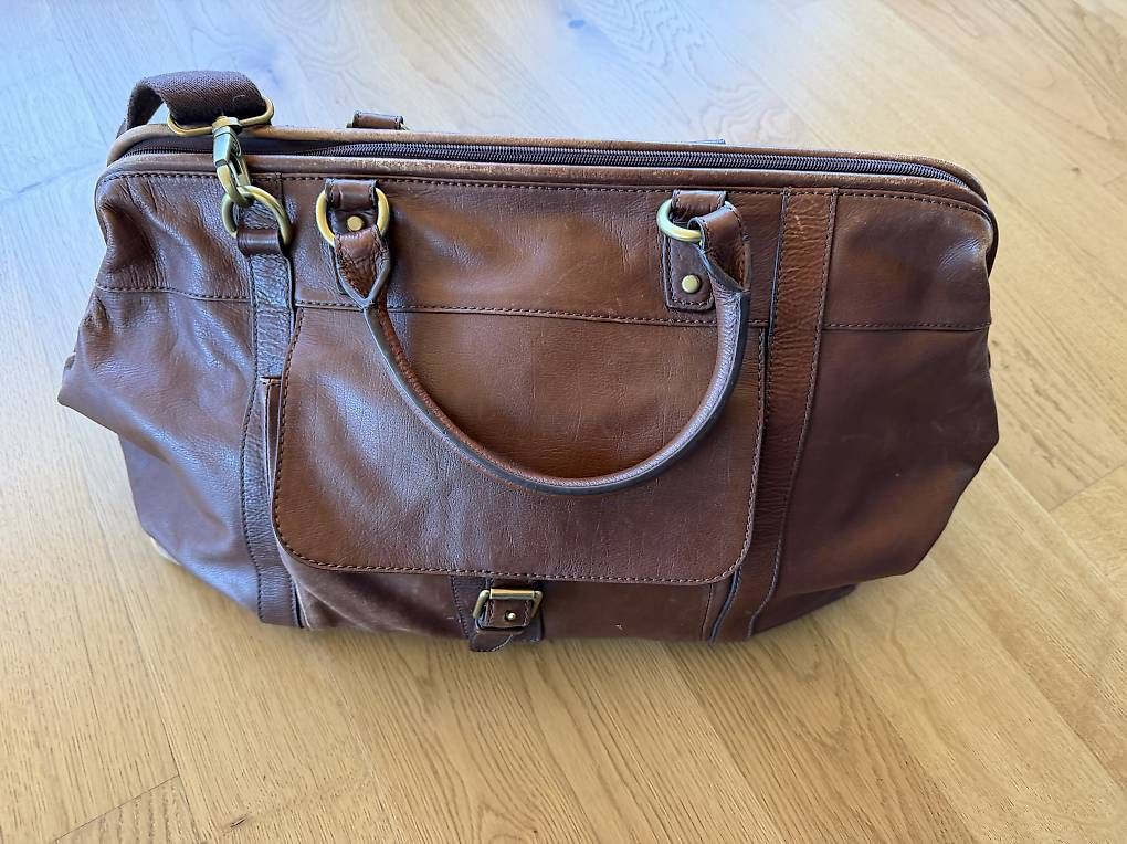 Borse da donna: FOSSIL LEDERTASCHE IN BRAUN – Usato da Winterthur venduto da mom_56bv