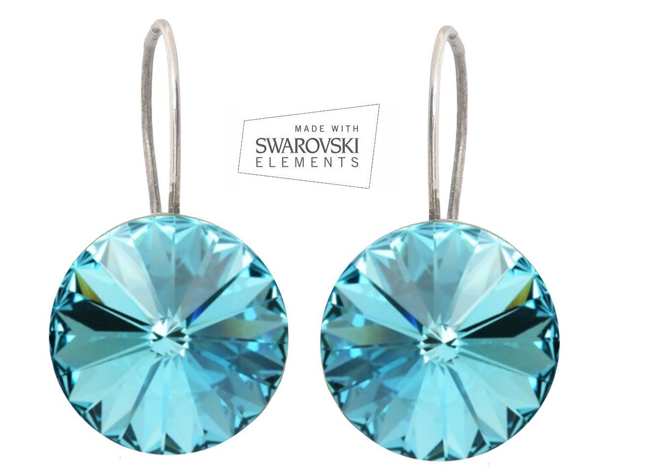 Orecchini pendenti & Orecchini a lobo: 925 Silberohrring mit Swarovski Element – Nuovo e nell'imballaggio originale da Bottenwil venduto da anh_5brz