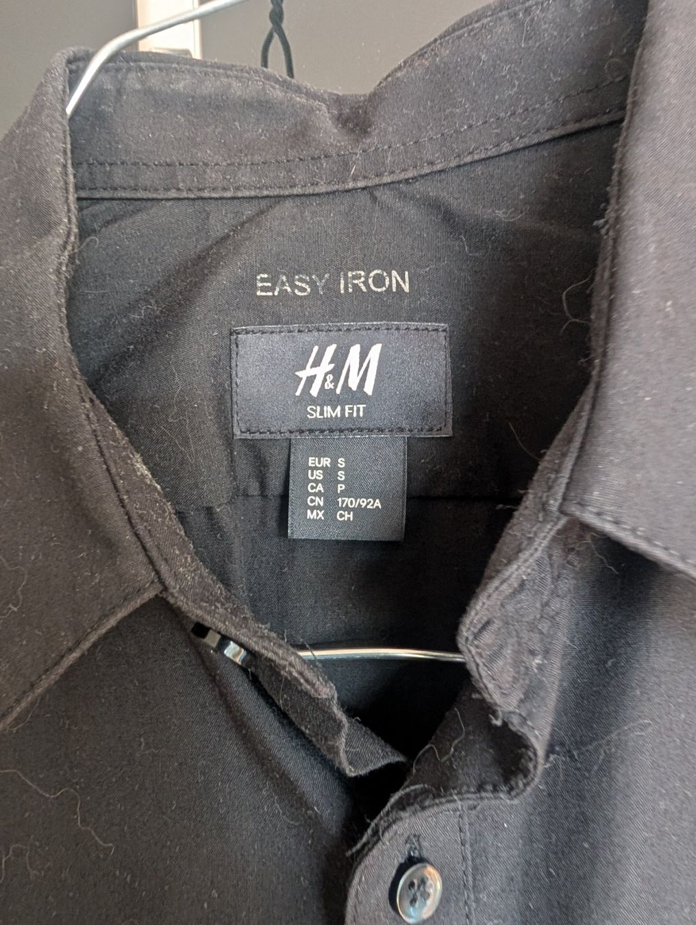 H&M Camicie: H&M Easy Iron Businesshemd Schwarz S – Usato da Basel venduto da ste_nwj8 1