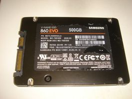 1 stück 500gb ssd. Samsung. Getestet. Siehe Details