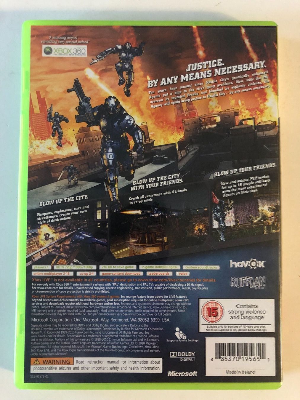 Microsoft Giochi: Crackdown 2 für Xbox 360 – Usato da Kestenholz venduto da Mad18 1