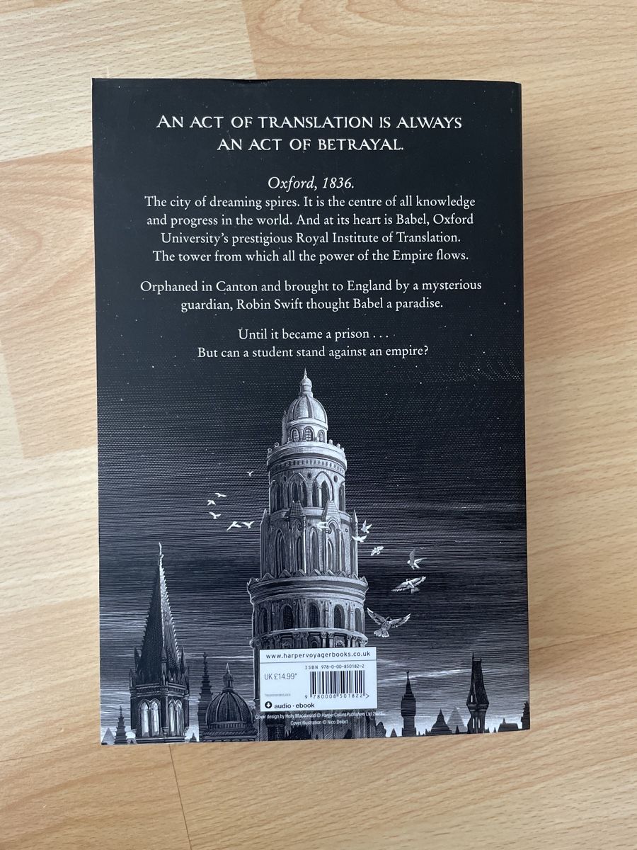 Libri: R.F. Kuang - Babel: An Arcane History – Nuovo (secondo la descrizione) da Münchenstein venduto da jan_5fyc 1