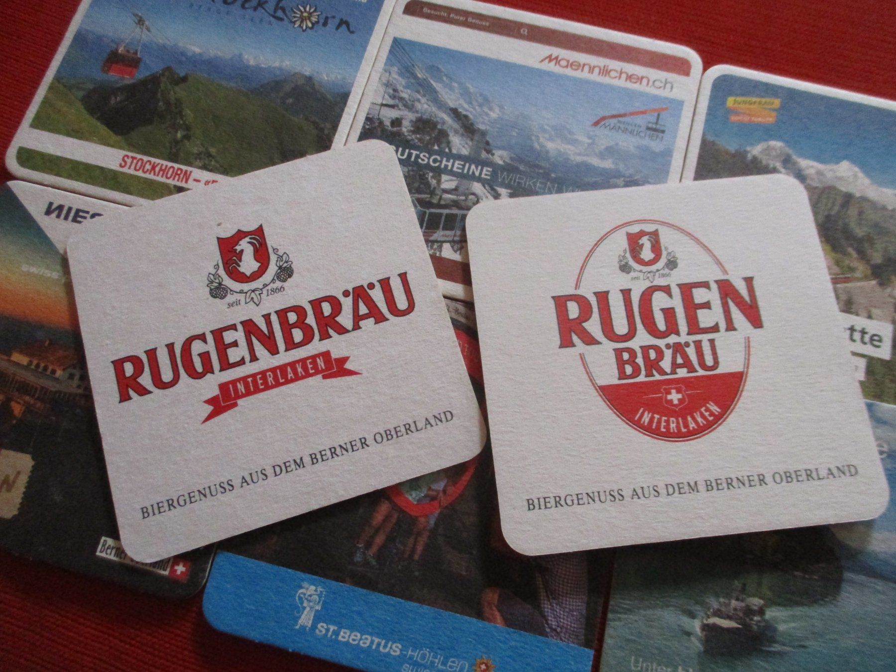 Sottobicchieri: Bierdeckel Rugenbräu Interlaken – Nuovo (secondo la descrizione) da Birsfelden venduto da alles-muss-raus 1