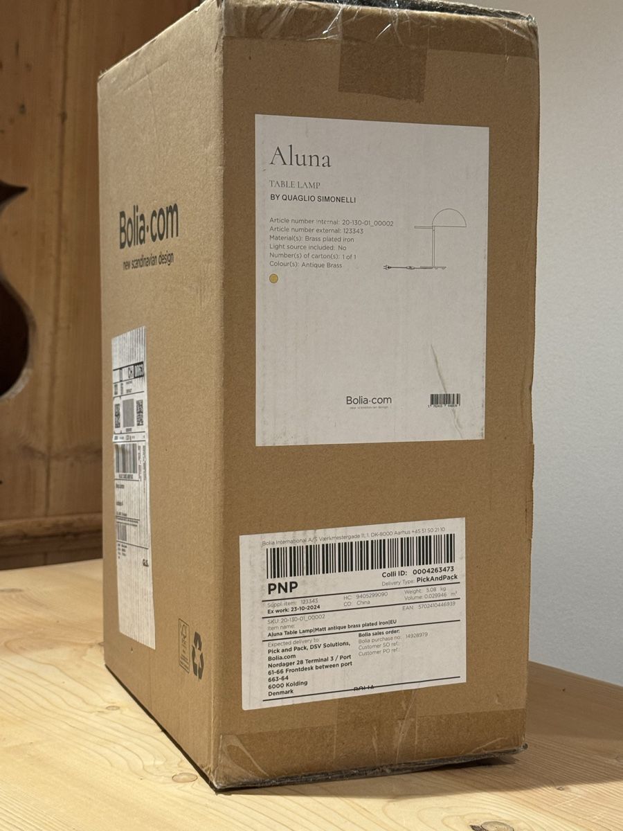 Bolia Lampade: NEU & ORIGINALVERPACKT! Bolia Aluna – Nuovo e nell'imballaggio originale da Erlinsbach venduto da markle 3