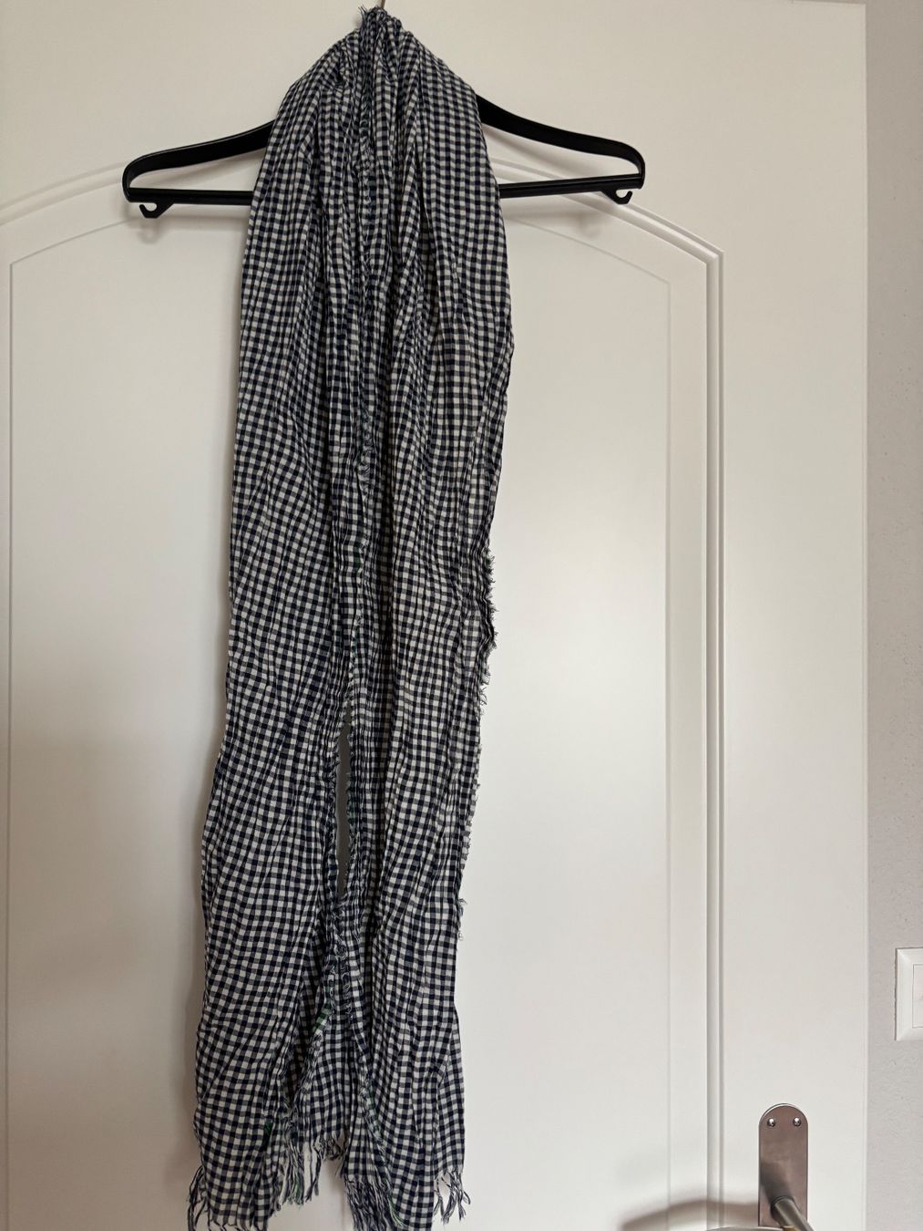 Foulard & Sciarpe: Schal Schwarz/weiss kariert – Usato da Balsthal venduto da Uroby 1