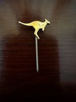 Vintage Anstecknadel Känguru – Australien – vergoldet?