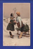 ENFANT - Sous le gui à la neige