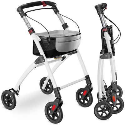 Ausili per la deambulazione: Rehaforum Medical Rollator weiss Actimo Basic mit Sitzfläche – Nuovo e nell'imballaggio originale da Baar venduto da AudiRS32024