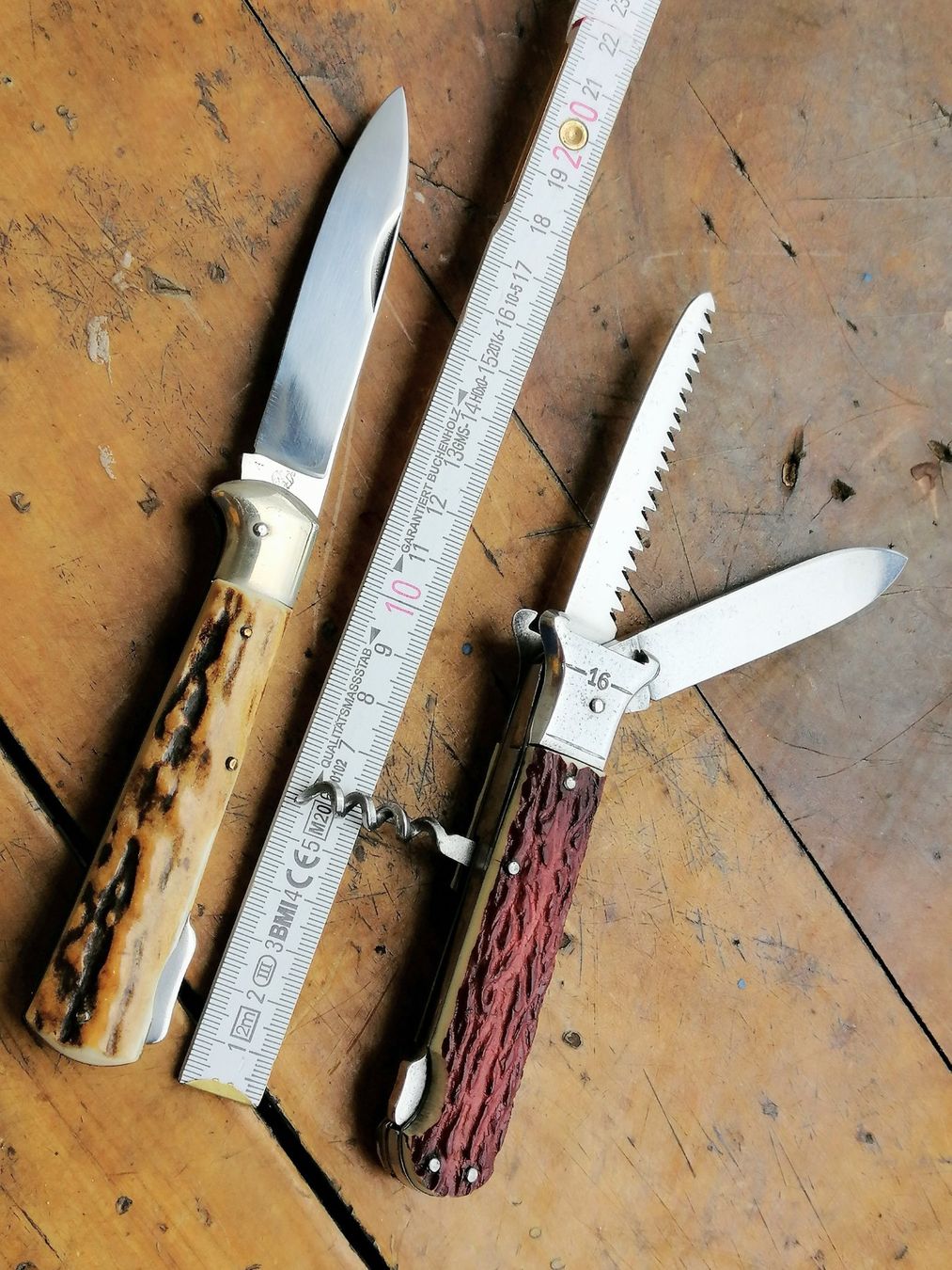 Coltelli tascabile: KLAPPMESSER ALT ZWEI STÜCK – Nuovo (secondo la descrizione) da Maschwanden venduto da OliverM05 1
