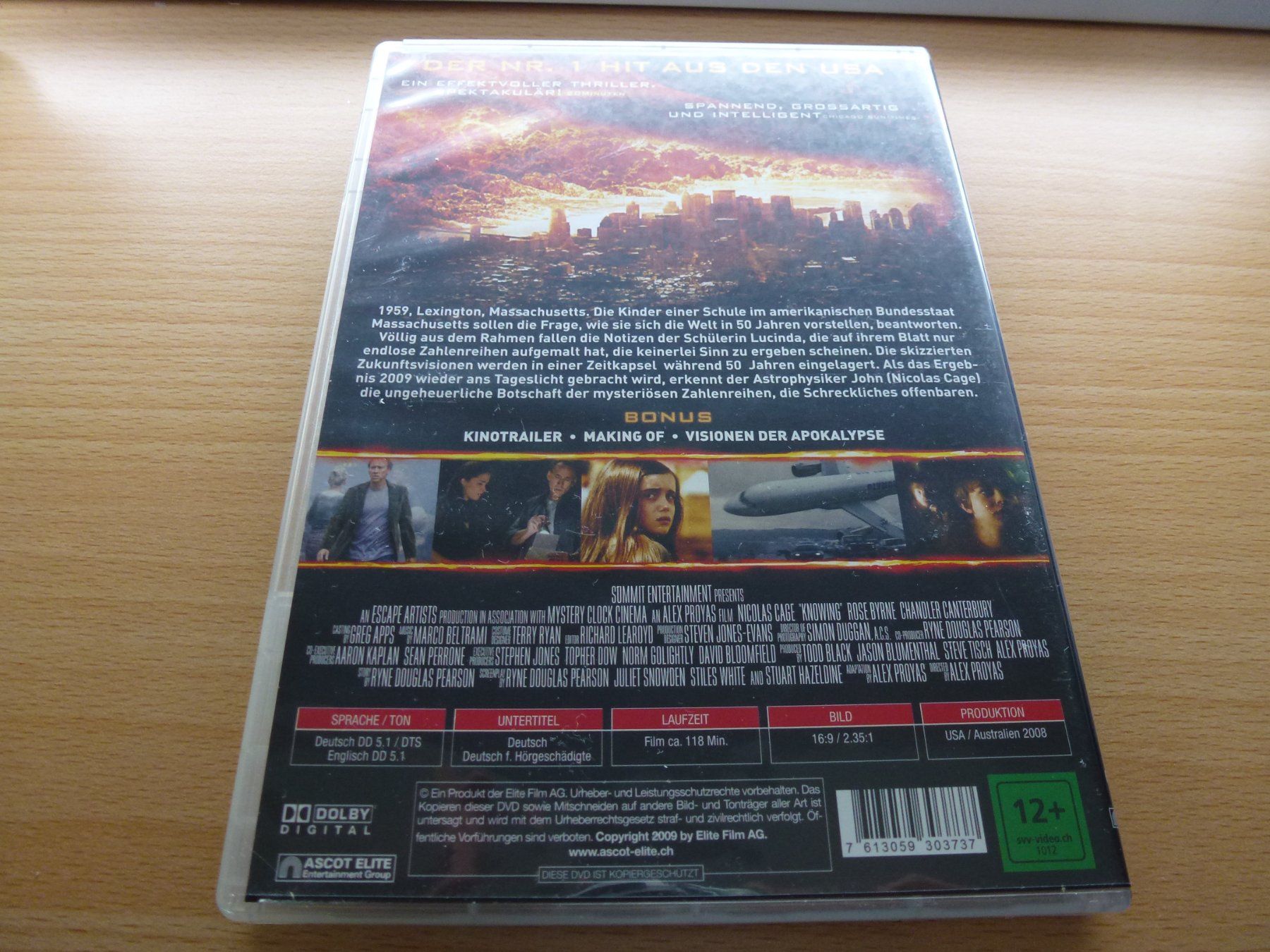 Tous les DVDs: Knowing – D'occasion à Hombrechtikon par HGK50 1