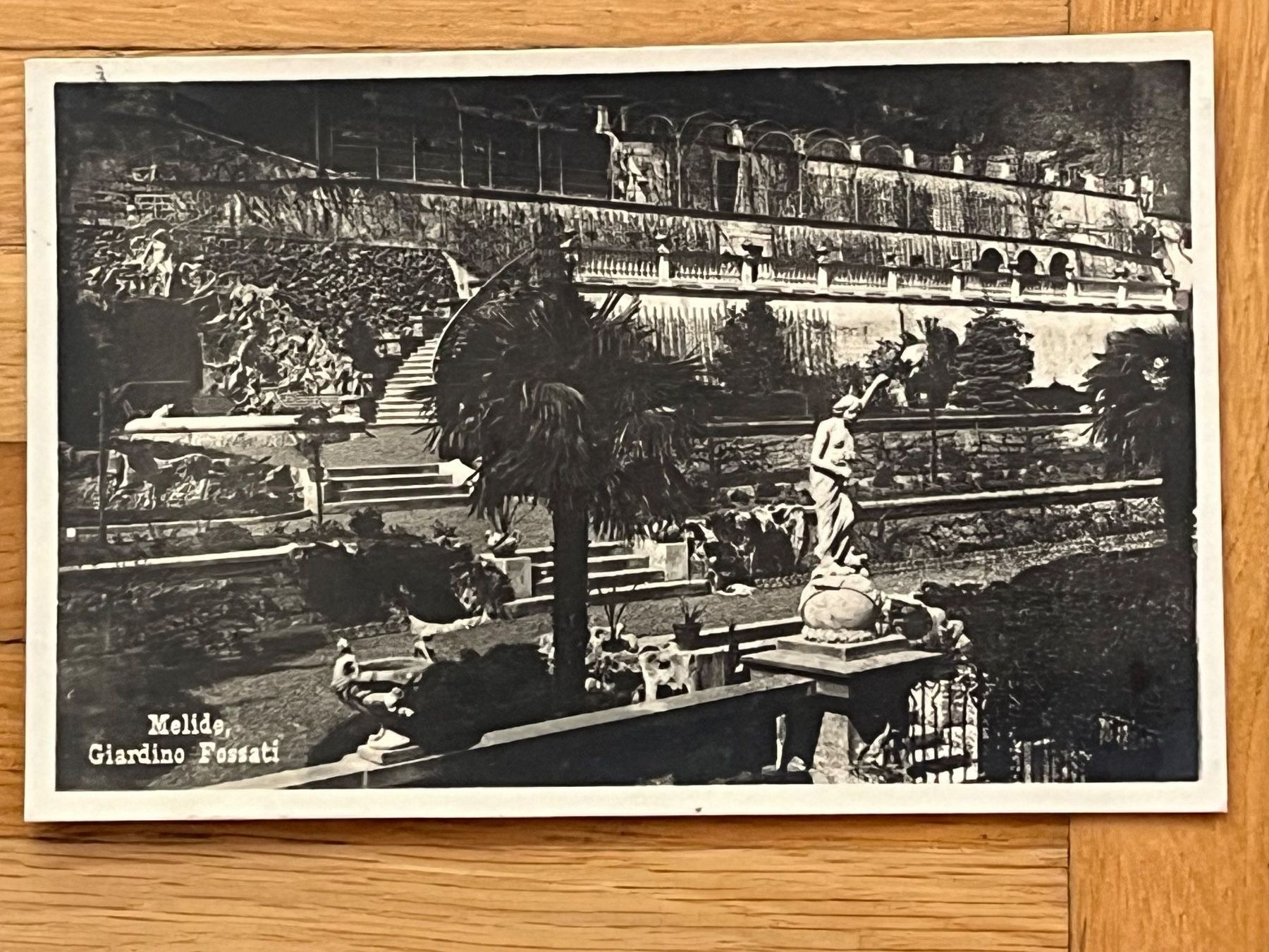 Cartoline postali: Melide 1929, Giardino Fossati – Usato da Romanshorn venduto da luxcollect