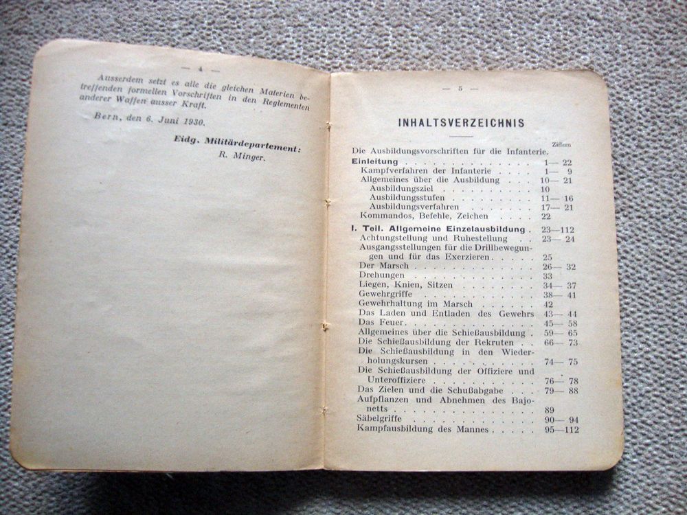 Règlement D'infanterie En Campagne – Ministère Guerre 1930 (Berger-Levrault)