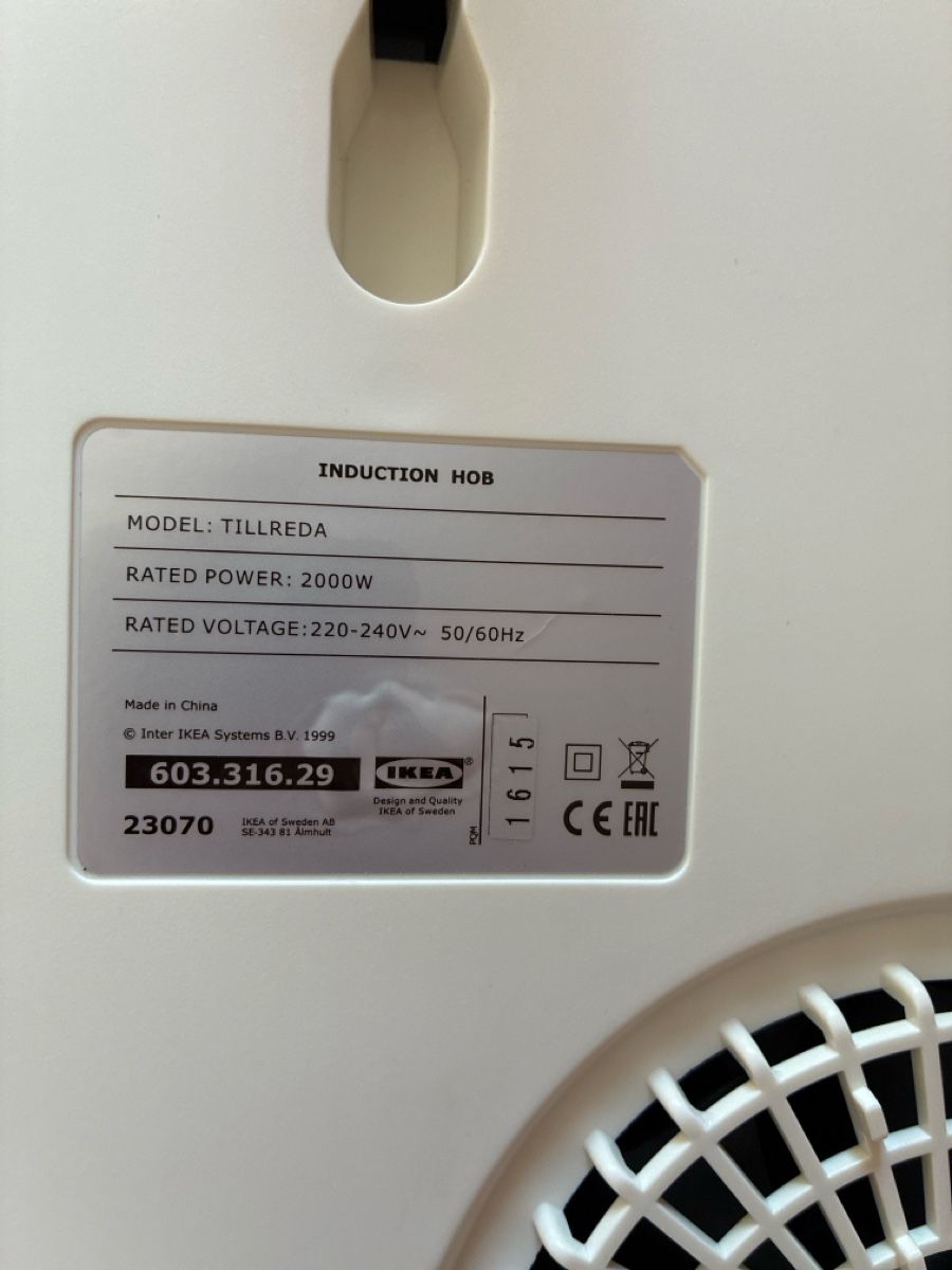 Ikea Elettrodomestici da cucina: IKEA TILLREDA Portable Induction Hob - New Condition! – Nuovo (secondo la descrizione) da Luzern venduto da ASA_DES 2