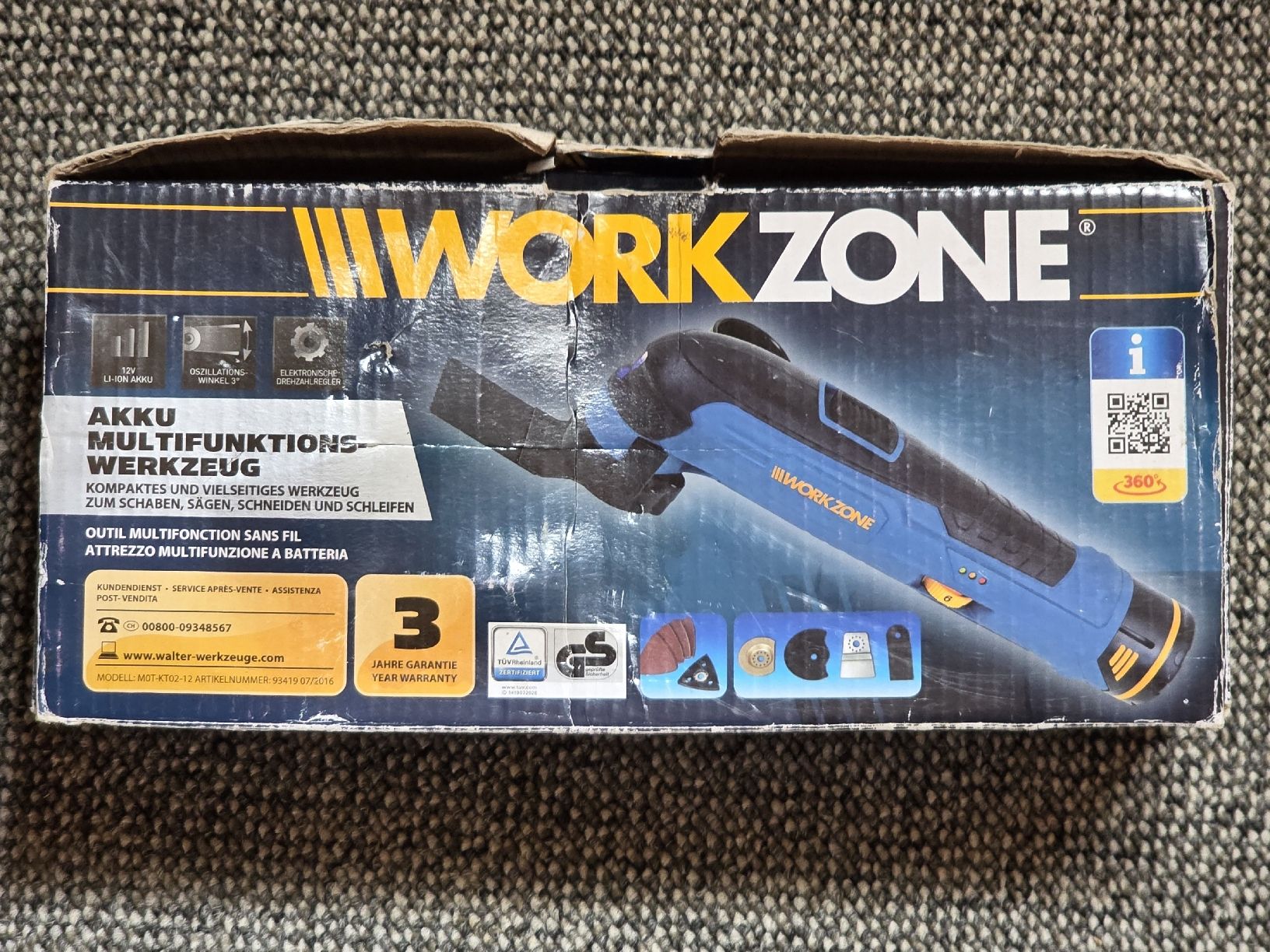 Alle Werkzeuge: Workzone Akku Multifunktionswerkzeug – Gebraucht aus Oberiberg von Obi1073