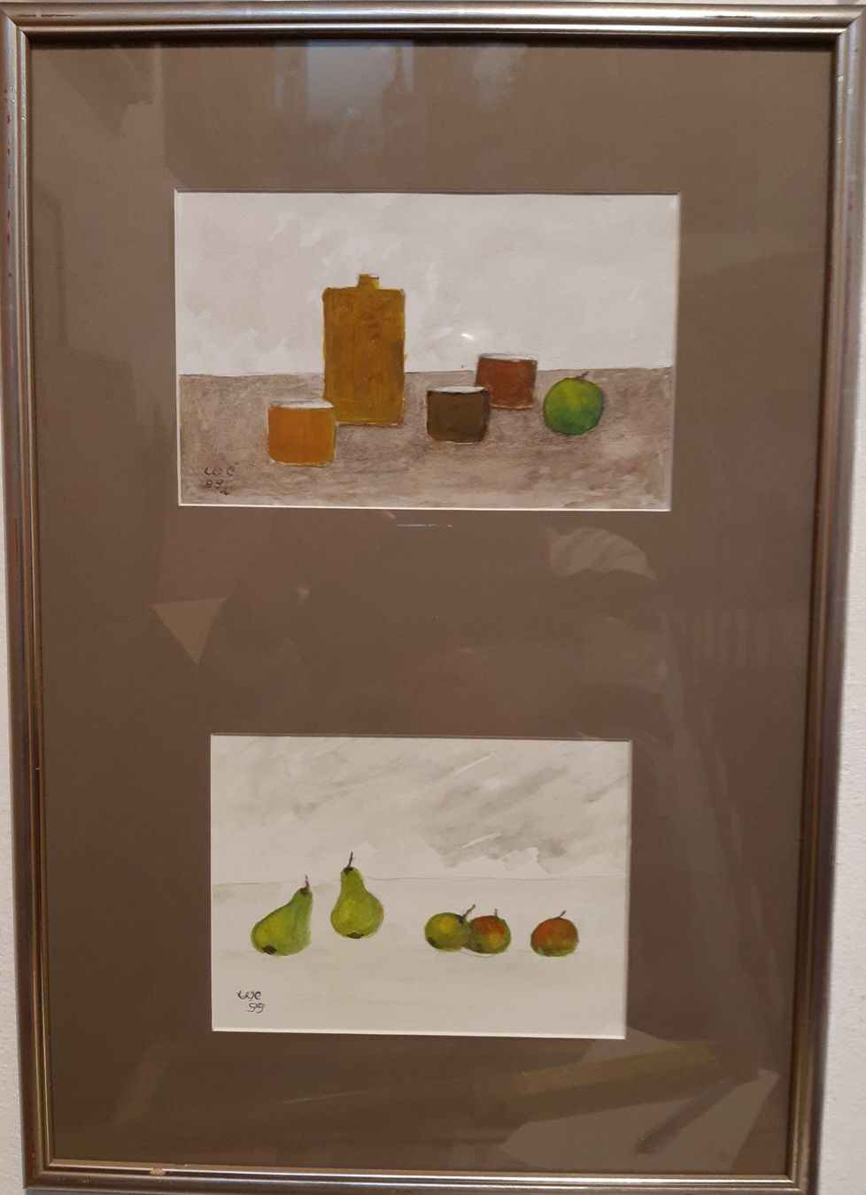 Dipinti: W. Eigenheer (1910-2002)aquar. nat.morte – Usato da Lausanne venduto da leneko